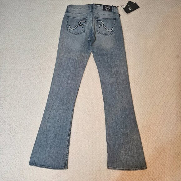 ROCK & REPUBLIC Womens Kasandra Bootcut Jeans - Size 6M - Picture 3 of 13